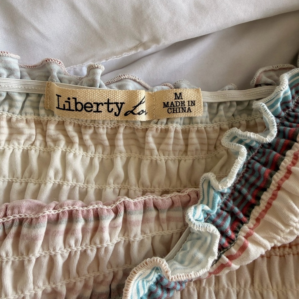 Liberty Multicolor Ruffled Top - Picture 3 of 4